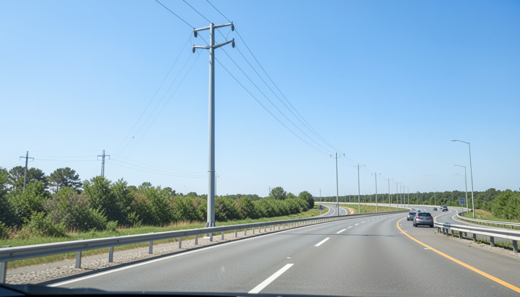 How Composite Poles Improve Road Safety