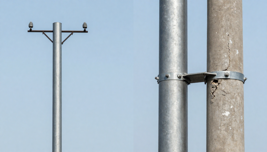 Why Choose Composite Poles Over Steel or Concrete?