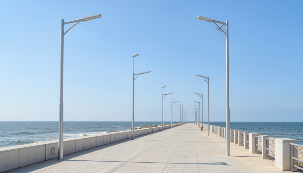 Benefits of Non-Corrosive Poles for Coastal Infrastructure